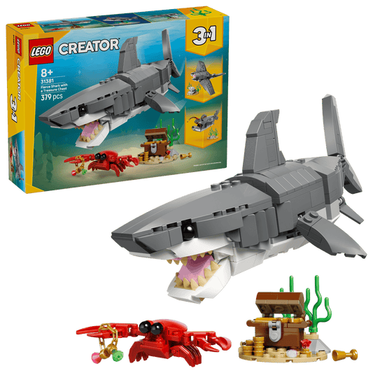 31381 Fierce Shark with a Treasure