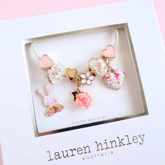 Lauren Hinkley Australia - Petite Fleur BunBun Charm Bracelet: Boxed
