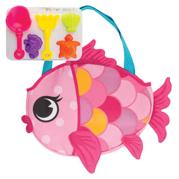 Stephen Joseph Beach Tote w Toys