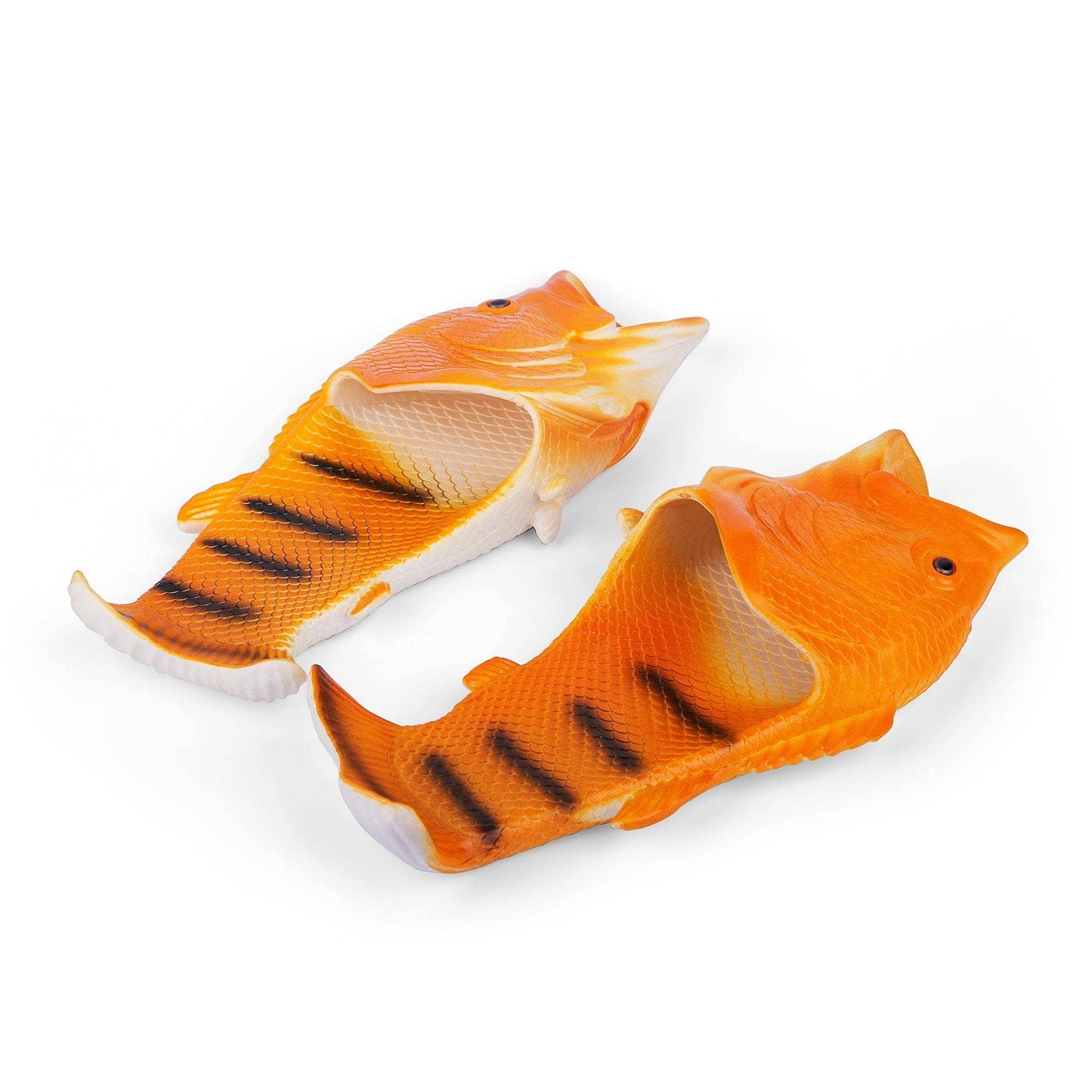 Coddies Fish Flip Flops | Bass Fish Slippers, Fish Shoes: Green Bass / 9-10 Men | 10-11 Women