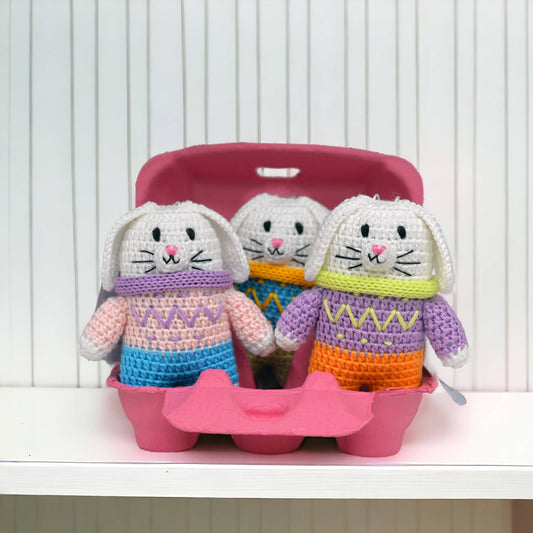Crochet Easter Bunny Ornaments