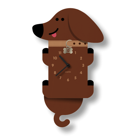 Weiner Dog Pendulum Clock