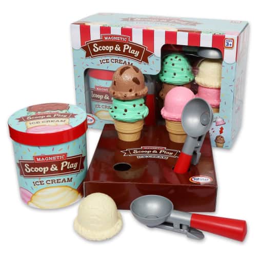 Magnetic Bake & Play Ice Cream Play Set