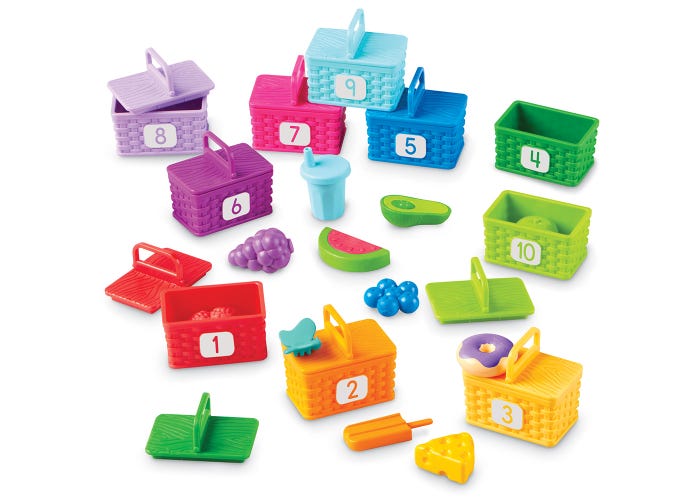Sorting Surprise Picnic Baskets