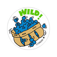 Wild!, Blueberry scent Retro Scratch 'n Sniff Stinky Stickers®