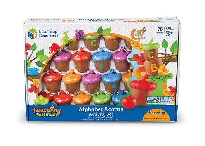 Alphabet Acorns Activity Set